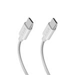 
SBS-Cable USB-C/USB-C, 60 W, Power Delivery, braided, 2 m, white
