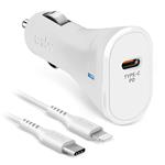 SBS-Car charger PD USB-C/Lightning, 20 W, white