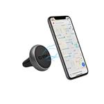 SBS-Car holder MID ROUND, magnetic, for grid, universal for smartphones, black