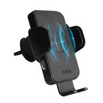 SBS-Car holder, with ultra-fast wireless charging and automatic closing, for grid, 15 W, black