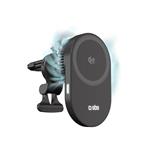 
SBS-Car holder with wireless charging, Qi2.2, 25 W, MagSafe compatible, grille mount, black
