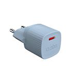
SBS-Cestovní adaptér Eco USB-C, 25 W, PD, světle zelená
