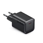 SBS - Cestovný adaptér Mini, GaN, USB-C PD, 45 W, čierna