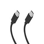 SBS - Fabric cable USB-C, 60 W, PD, 1,5 m, black