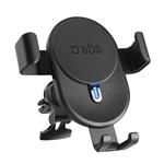 
SBS-Gravity car holder with wireless charging, for grid, 10 W, black
