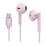 SBS-Headphones Studio Mix 65c with microphone, USB-C, pink