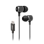 SBS-Headphones with microphone, MFI lightning, black