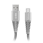 SBS - Kábel Extreme USB-C/USB-A 18 W, 1,5 m, šedá
