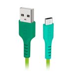 SBS - Kábel USB-A/Micro USB, 10 W, POP, 1 m, zelená