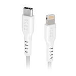 SBS - Kábel USB-C/MFI Lightning 18 W, 1 m, biela