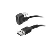 SBS - Kábel USB-C/USB-A, 10 W, s 180° konektorom, 1,8 m, čierna