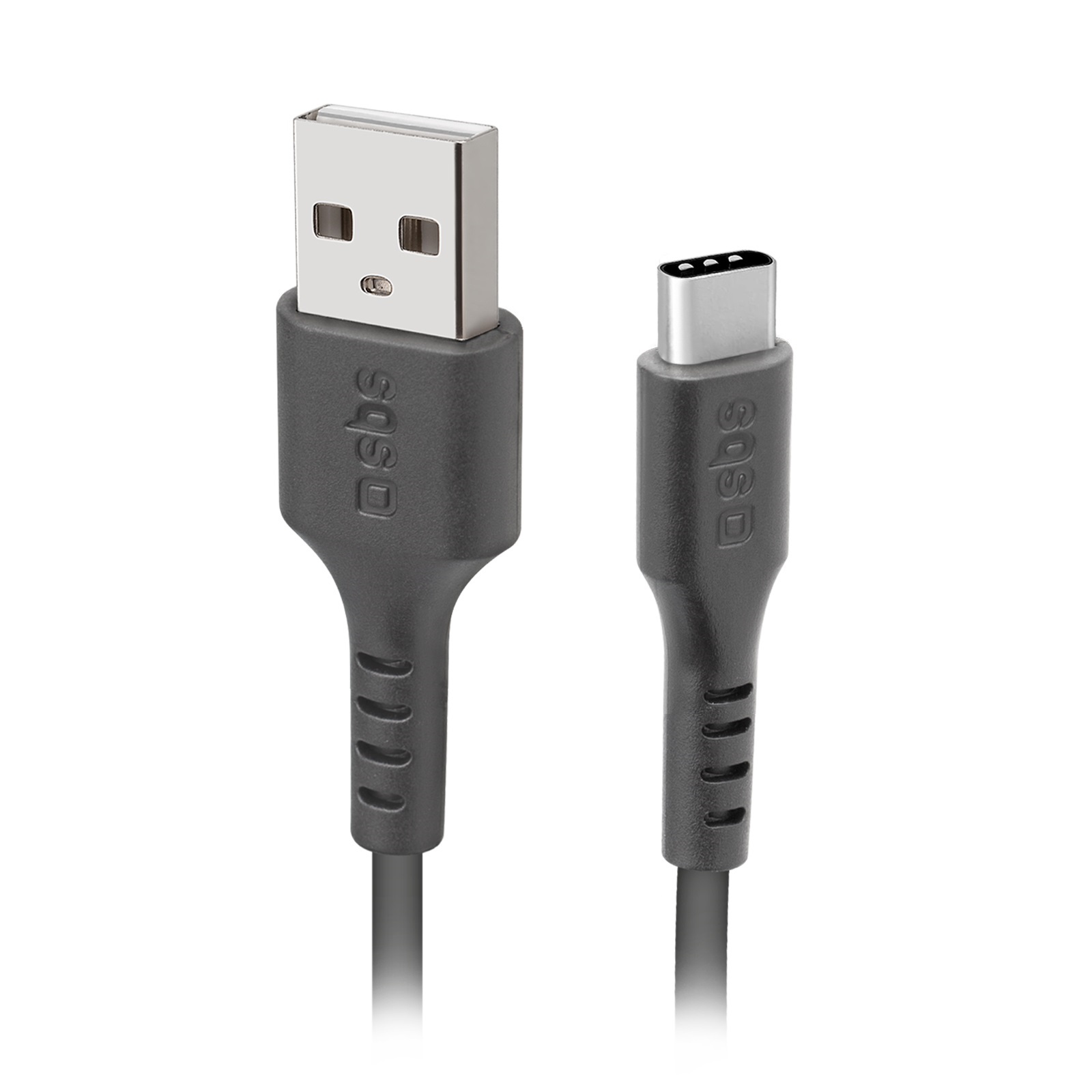 SBS - Kábel USB/USB-C USB 2.0, 1.5 m, čierna