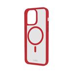 
SBS-Mag Frame case compatible with MagSafe for iPhone 15 Pro Max, red
