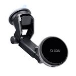 SBS-MagCharge magnetic car holder, with suction cup, 15 W, black