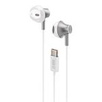 SBS-Metal Pro headphones, USB-C, white