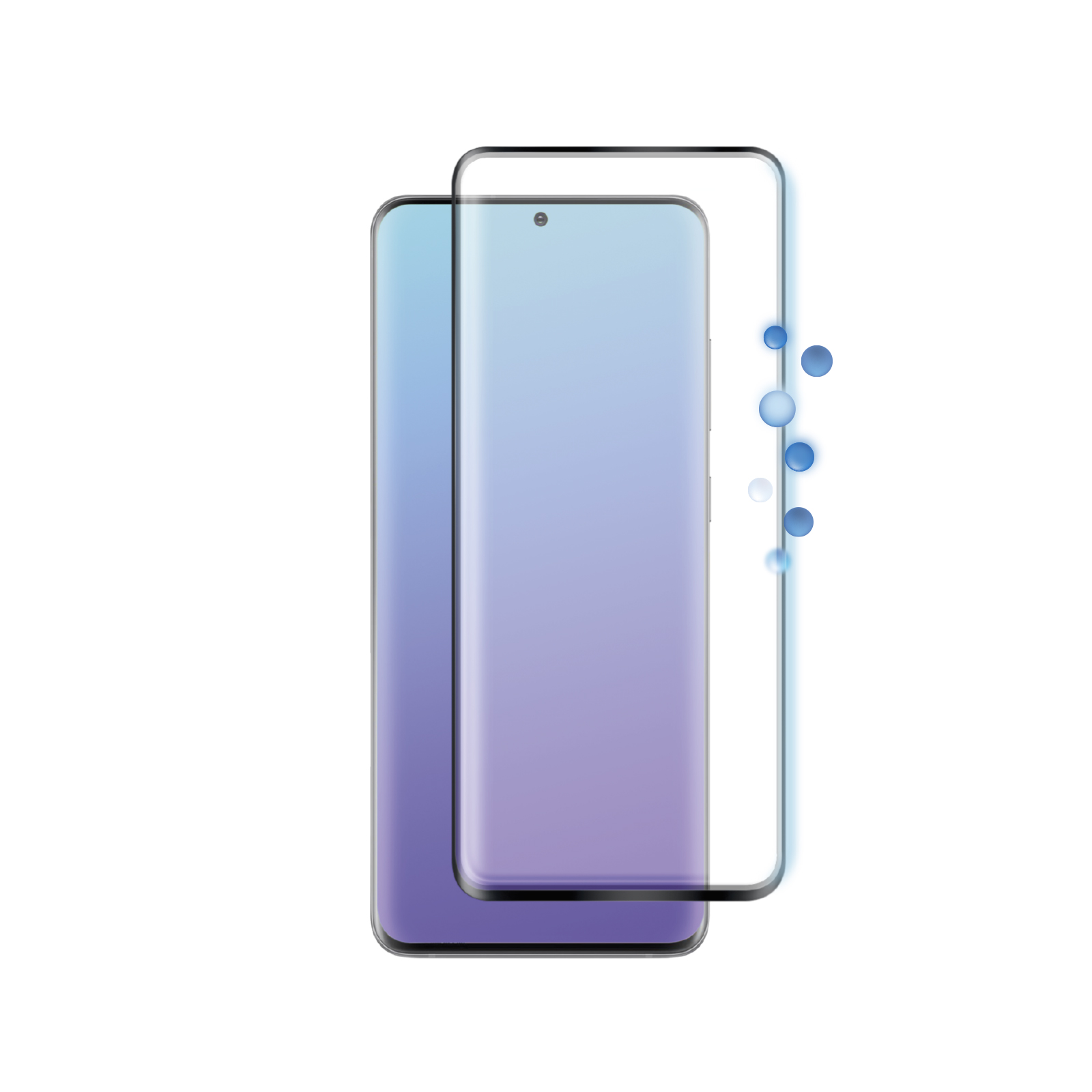 SBS - Ochranné sklo Flexy Biomaster pre Samsung Galaxy S20 Ultra, antibakteriálne, čierna