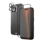 SBS - OneSet D3O Full Protection pre iPhone 16 Pro Max, transparentná
