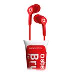 SBS-Paint Brush In-Ear Headphones, 3.5 mm jack, red