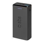 SBS - Power Bank 20 000 mAh, 2x USB-A, 2.1 A, black