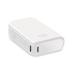 SBS - PowerBank 10000 mAh 10 W, Intelligent Charge, NanoTube, 2x USB-C/USB-A, biela