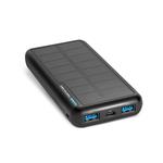 
SBS-PowerBank 10000 mAh 10 W, Intelligent Charge, Solar, USB-C/2x USB-A, black
