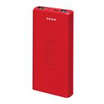 
SBS-PowerBank 10000 mAh 10 W, Intelligent Charge, USB-C/2x USB-A, red
