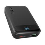 SBS - PowerBank 10000 mAh 20 W, PD, Compact, USB-C/USB-A, čierna