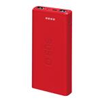 SBS - PowerBank 10000 mAh, 2x USB 2,1 A, červená