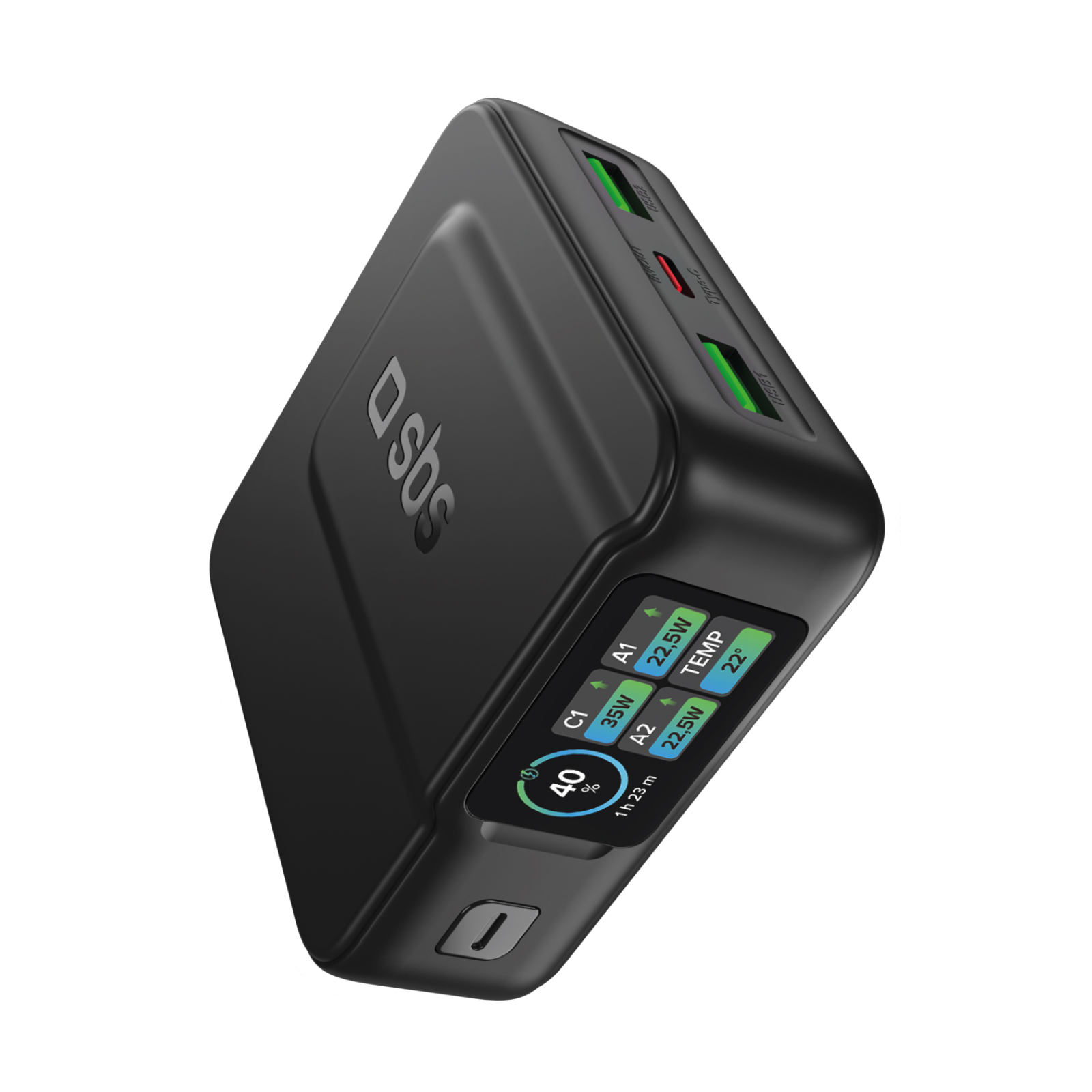 SBS - PB 10000mAh Smart, 35W,čie