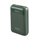 SBS - PowerBank 10000 mAh, USB/USB-C PD 20 W, zelená