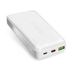 
SBS-PowerBank 20000 mAh 20 W, Power Delivery, USB-C/USB-A, bílá
