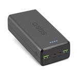 
SBS-PowerBank 30000 mAh 20 W, Power Delivery, 2x USB-C/2x USB-A, black
