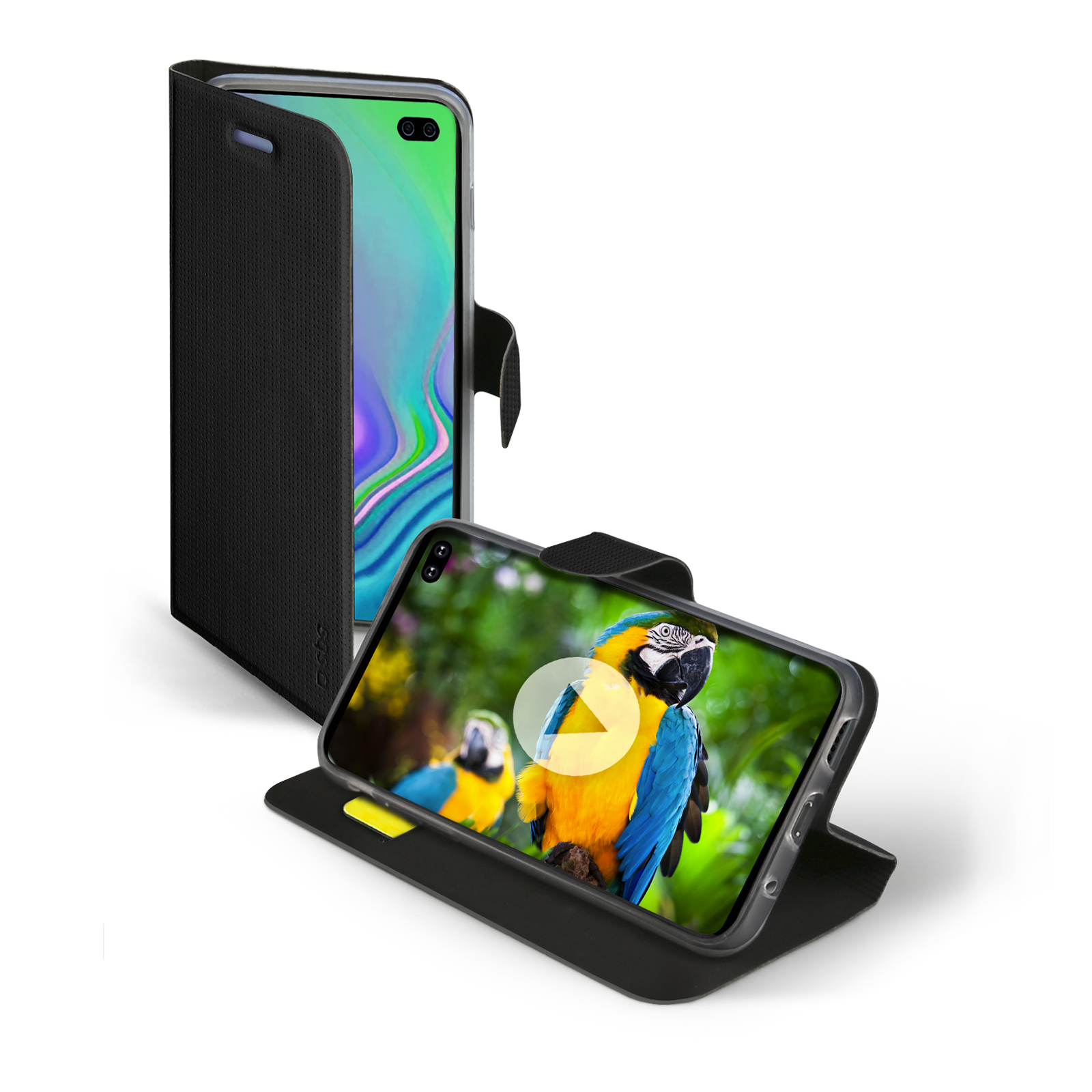 SBS - Puzdro Book Sense pre Samsung Galaxy S10+, čierna