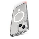 SBS - Puzdro Extreme 3 Mag kompatibilné s MagSafe pre iPhone 15, transparentná