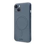 SBS - Puzdro Instinct kompatibilné s MagSafe pre iPhone 15 Plus, modrá