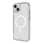 SBS - Puzdro Light Mag kompatibilné s MagSafe pre iPhone 15 Plus/14 Plus, transparentná
