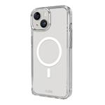 SBS - Puzdro Light Mag kompatibilné s MagSafe pre iPhone 15, transparentná