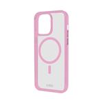SBS - Puzdro Mag Frame kompatibilné s MagSafe pre iPhone 15, ružová