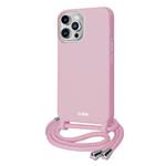 SBS - Puzdro Necklace pre iPhone 11 Pro, ružová