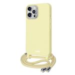 SBS - Puzdro Necklace pre iPhone 11 Pro, žltá