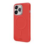 SBS - Puzdro Smooth Mag kompatibilné s MagSafe pre iPhone 14 Pro, červená