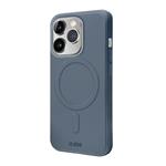 SBS - Puzdro Smooth Mag kompatibilné s MagSafe pre iPhone 14 Pro, modrá