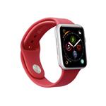 SBS - Remienok pre Apple Watch 44 mm, veľkosť M/L, červená