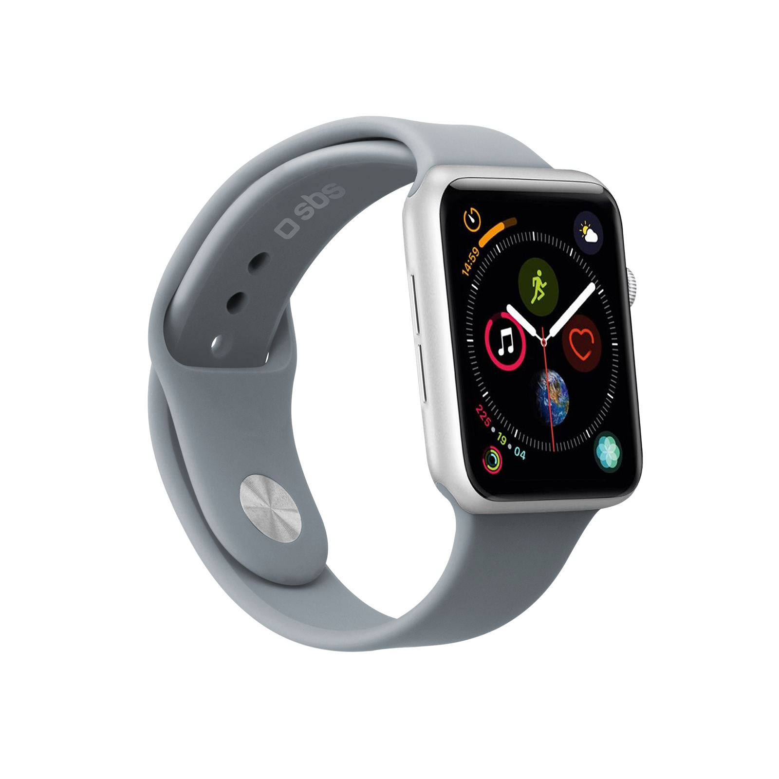 SBS - Rem pre Apple Watch 44mm, S, siv