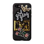 SBS-S&amp;L case with GirlGang embroidery for iPhone 8/7/6S/6, color motif