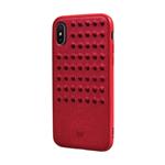 SBS-S&amp;L Studs case for iPhone XS/X, red