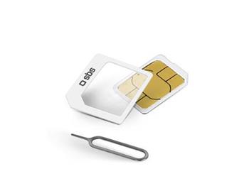 SBS - SIM adaptér NANO SIM na Micro SIM