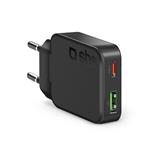 
SBS-Slim USB-A/USB-C travel adapter, PD, 45 W, black
