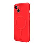 
SBS-Smooth Mag case compatible with MagSafe for iPhone 13, red
