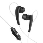 SBS-Sports headphones with microphone, black